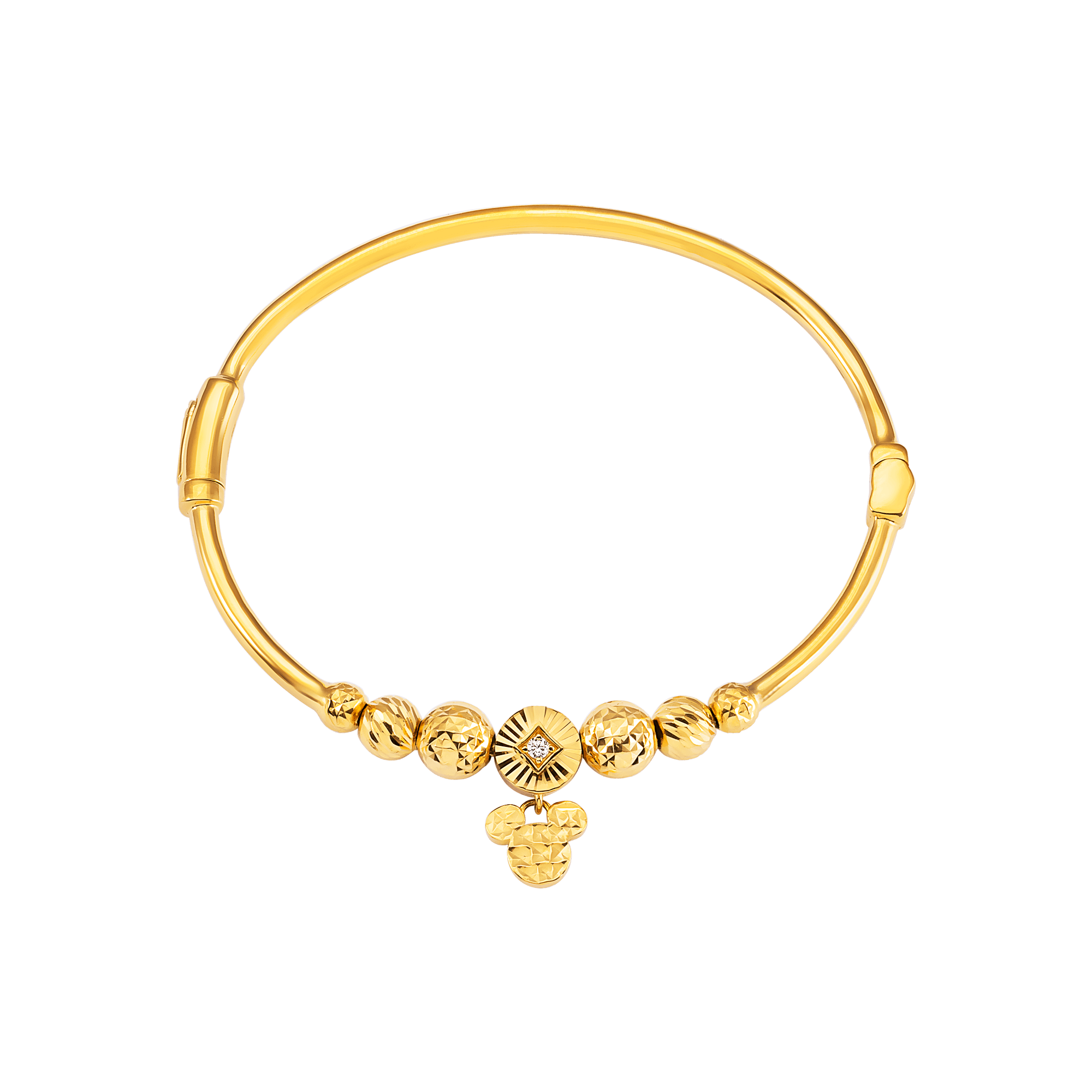 Vòng tay vàng 18K gắn đá CZ DOJI AFGM901064D7CZ1