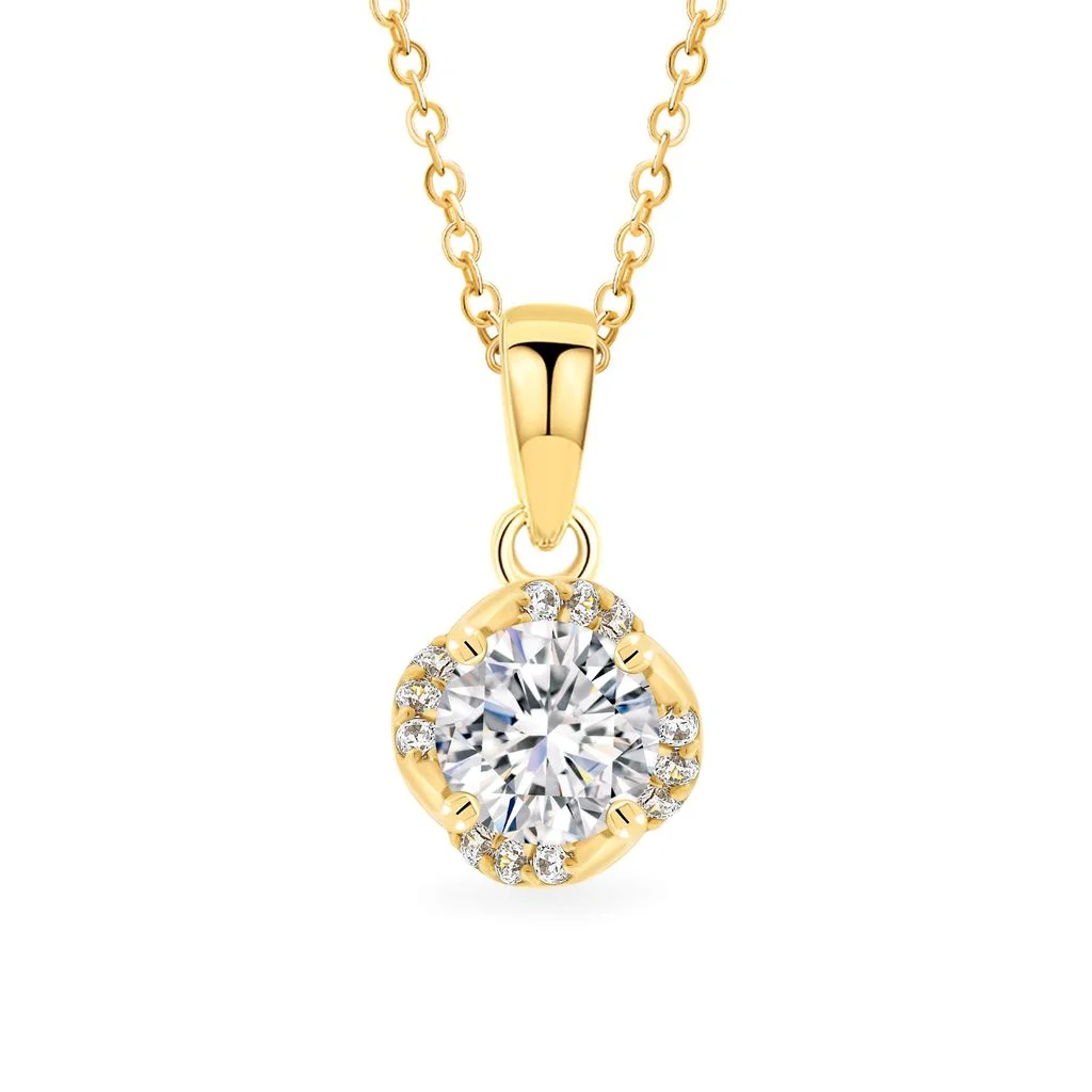 Mặt dây vàng 18K gắn đá CZ DOJI AFPM300472D1CZ1
